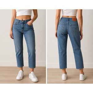 Levis Classic Crop Jeans Sz 31 Or US 12 EUC